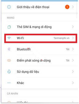 kiểm tra địa chỉ ip trên điện thoại android