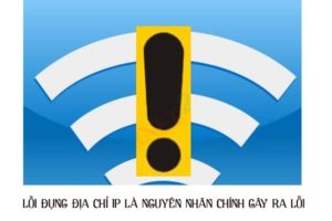 lỗi wifi chấm than vàng