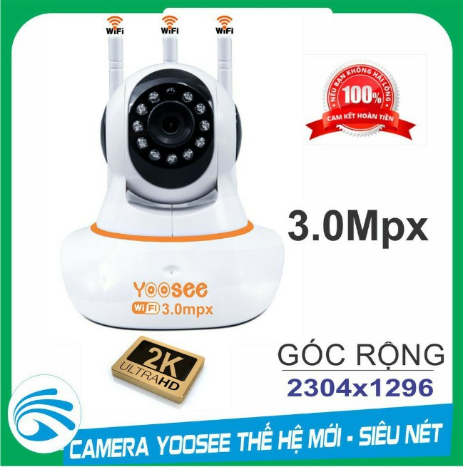 Camera Yoosee Wifi HD 3 Râu 1080P
